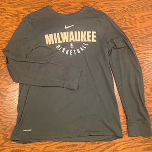 Milwaukee bucks Nike dri-fit long sleeve.